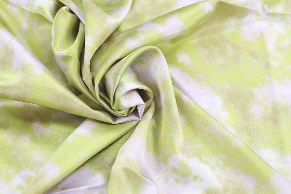 Блузочная ткань "Арина" креп принт/желто-белый 3614-PY/D#1/C#2