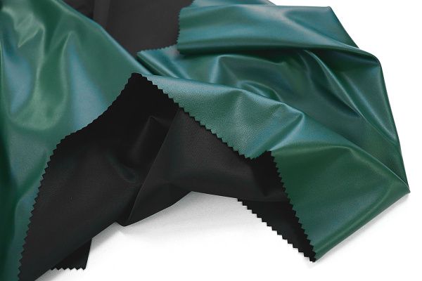 Кожа глянцевая стрейч/зелено-черный 3688-PY/C#5