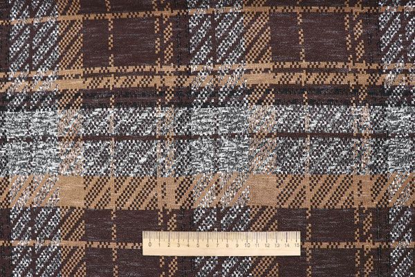 Трикотаж жаккард принт/серо-коричневый 3257-22-PY/D#9/C#2