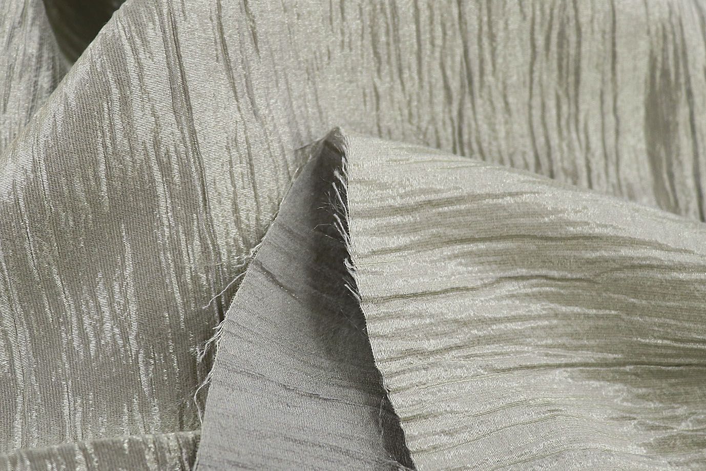 Органза TENCEL креш/хаки 3795-PY/C#24