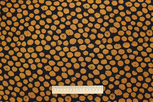 Трикотаж "Модал" принт/оранжево-черный 3561-PY/D#1/C#3