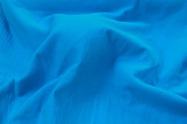 Хлопок "Батист" жатый/ярко-голубой 3203-21-PY/D#3/C#5 (EU4273)