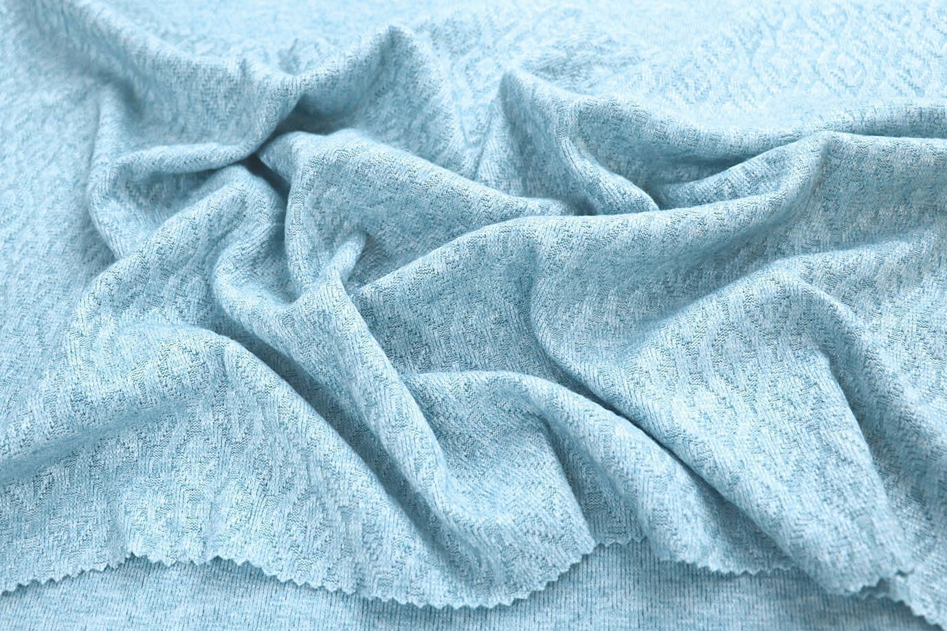 Трикотаж жаккард/голубой 3994-PY/D#1/C#3