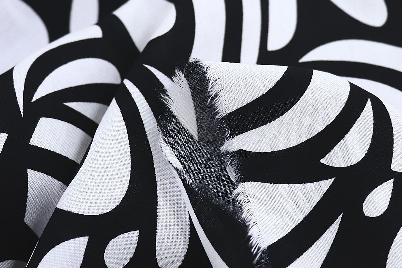 Штапель принт/черно-белый 1382-PY/D#9/C#4