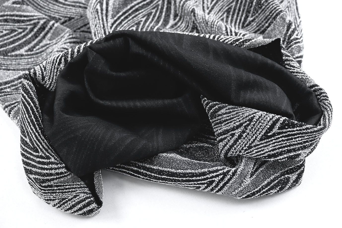 Трикотаж жаккард с люрексом принт/серебряный 4040-PY/D#1/C#1