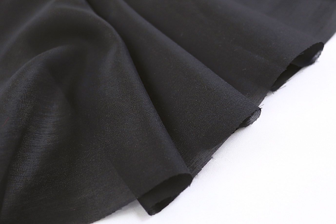 Блузочная ткань TENCEL вуаль/черный VT-11580/C#9