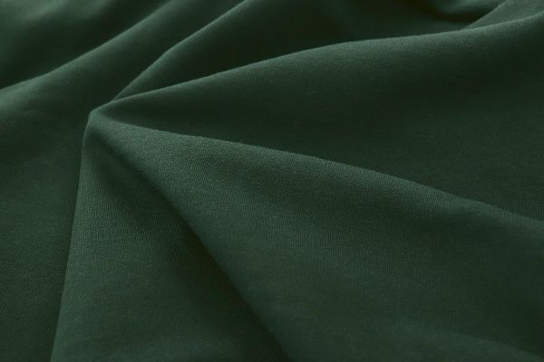 Трикотаж футер 3х нитка с петлей/темно-зеленый 0363/D#петля/C#т.зеленый 19-5350TPX