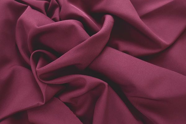 Костюмная ткань "Барби" стрейч/бордовый 4147-PY/C#4