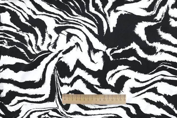 Сатин "Армани" принт/черно-белый 3853-PY/D#2/C#1