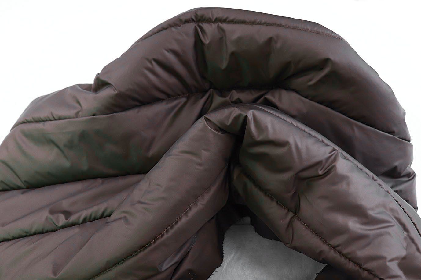 Ткань простеганная "Полоска"/шоколад +CC150 1254/D#P51/C#83 (7375)