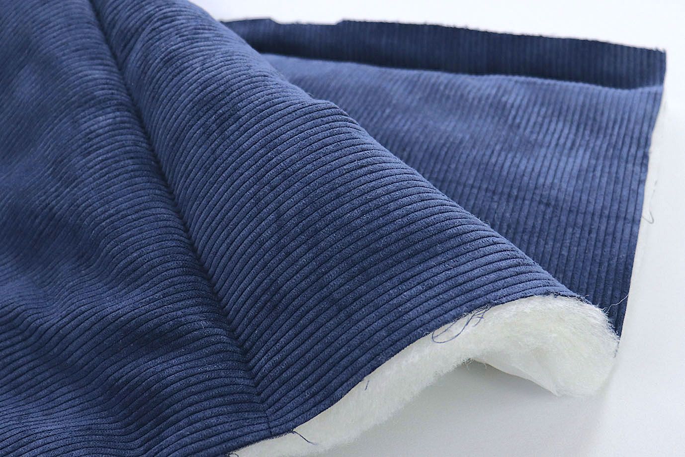 Ткань простеганная "Полоска"/синий P51 3734/8+CC300