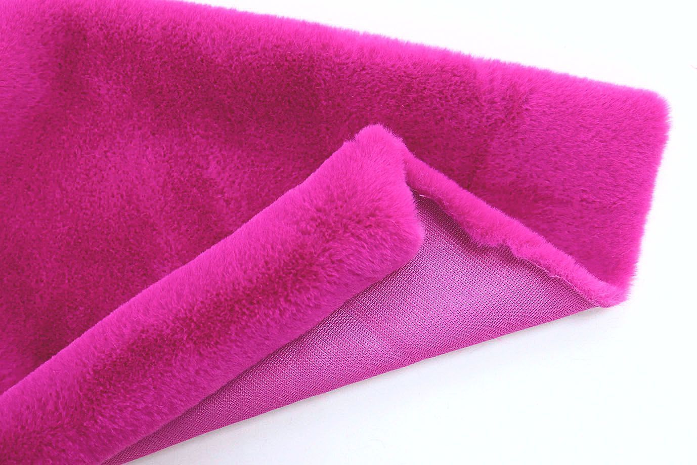 Искусственный мех "Кролик"/фуксия AP231206140+EL/D#3062207/C#2233