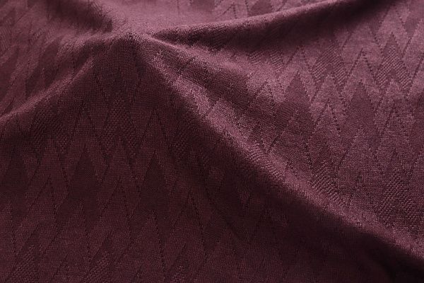 Трикотаж жаккард/бордовый 3990-PY/D#1/C#11