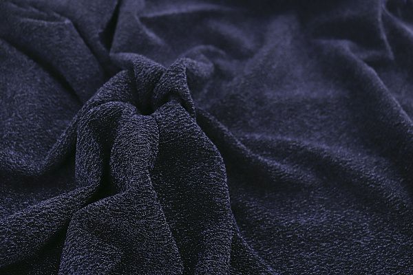 Трикотаж с люрексом на интерлоке/индиго 1391-PY/C#3