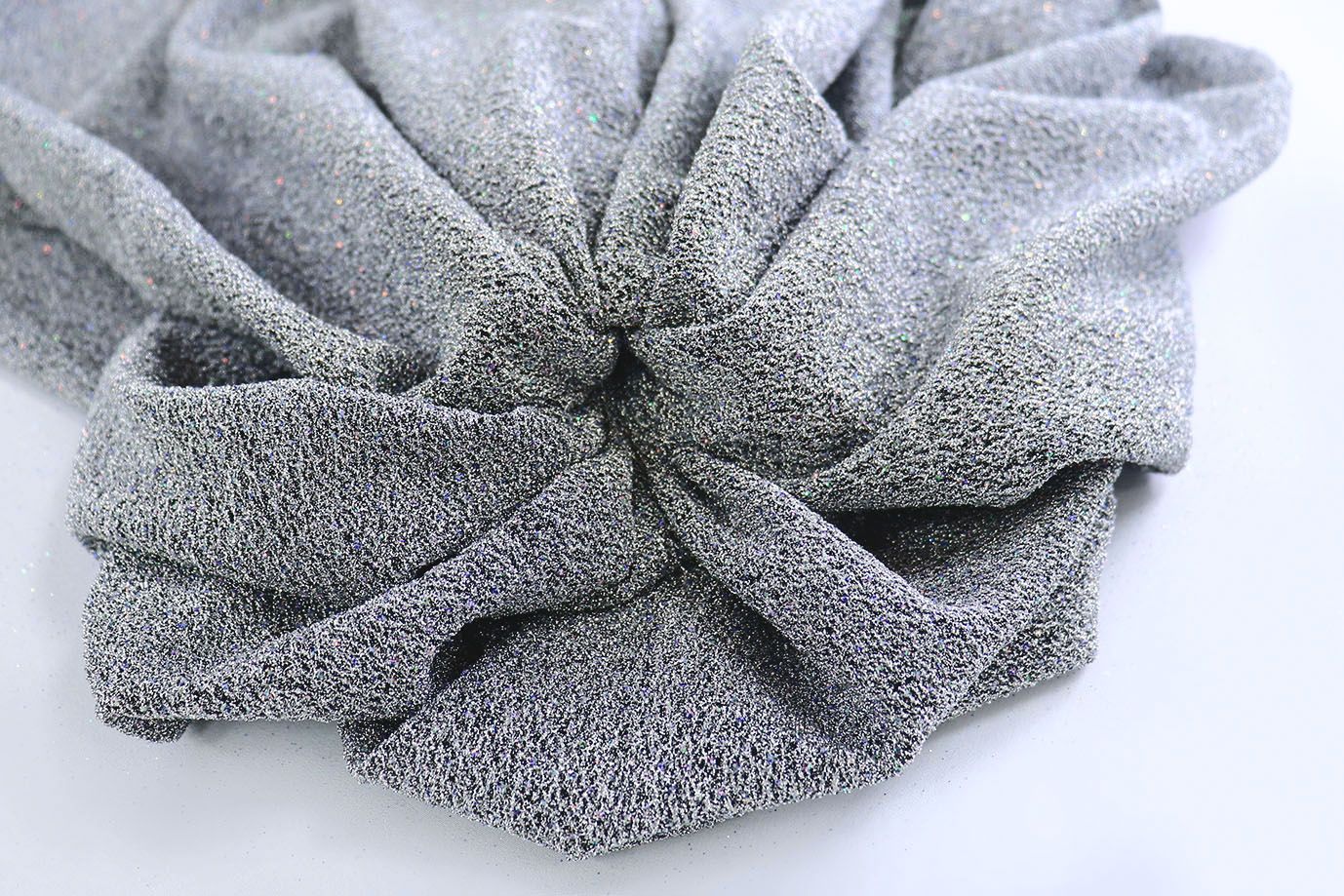 Трикотаж с люрексом/серо-сиреневый 3741-PY/C#1