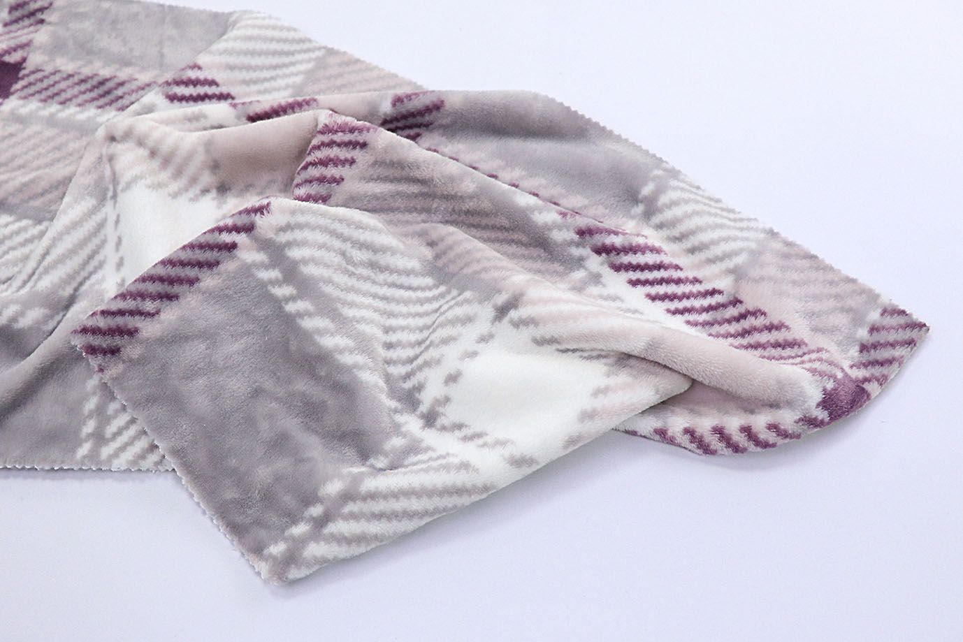 Велсофт принт/клетка серо-розовая на белом AP221208110/D#222-FLA280YH/C#Y21030678