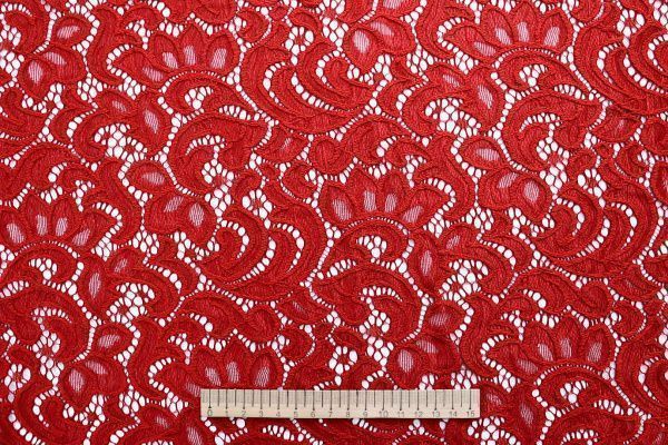 Гипюр "Фестон"/красный 1441-PY/C#7