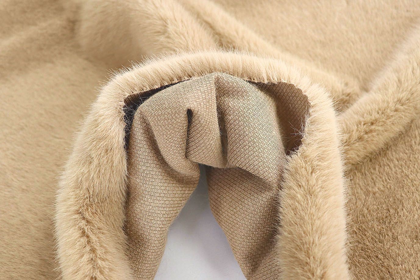 Искусственный мех "Норка"/бежевый AP230418066/D#289-230215/C#4