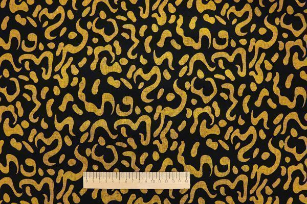 Трикотаж "Модал" принт/желто-черный 3561-PY/D#12/C#1