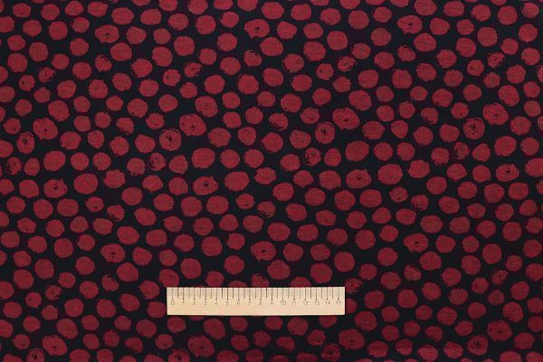 Трикотаж "Модал" принт/красно-черный 3561-PY/D#1/C#4