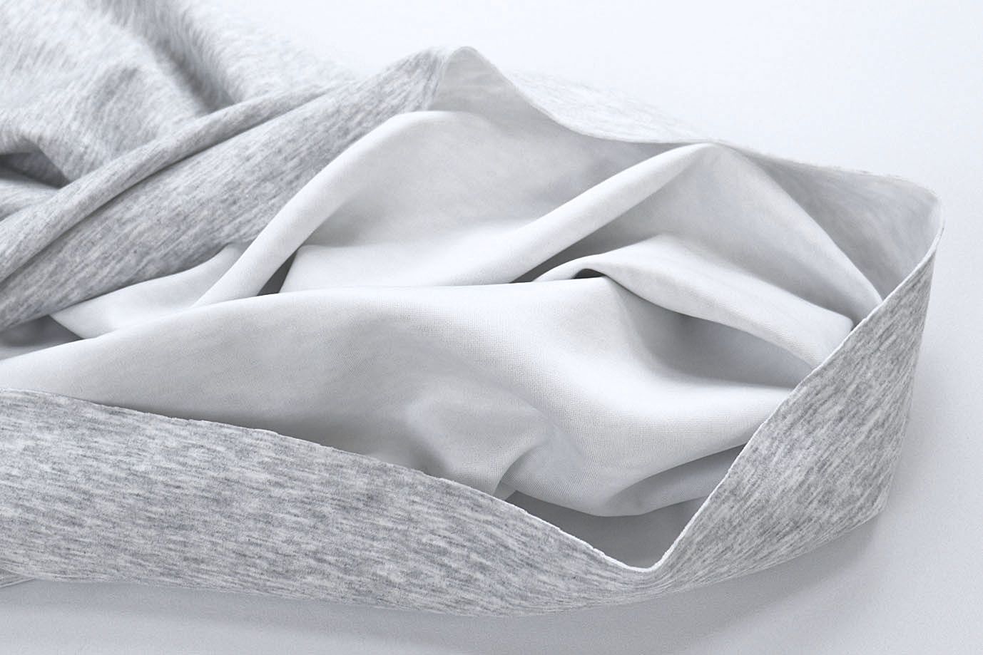 Трикотаж "Спорт"/бело-серый 4090-PY/C#17