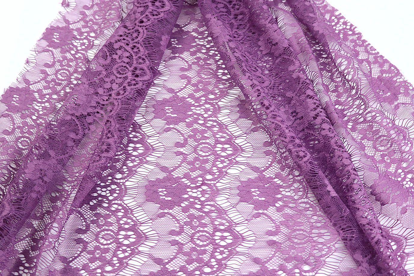 Гипюр "Реснички"/фиолетовый VT-9806/D#2/C#4