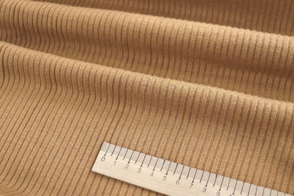 Трикотаж "Лапша"/светло-коричневый 3515-PY/C#10