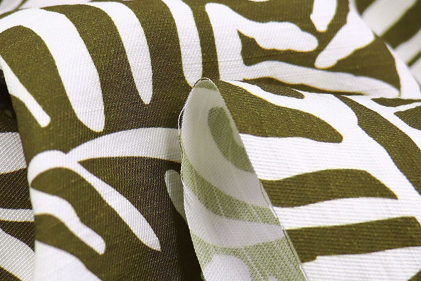 Лен N/R слаб принт/зелено-коричнево-белый 3826-PY/D#1/C#3