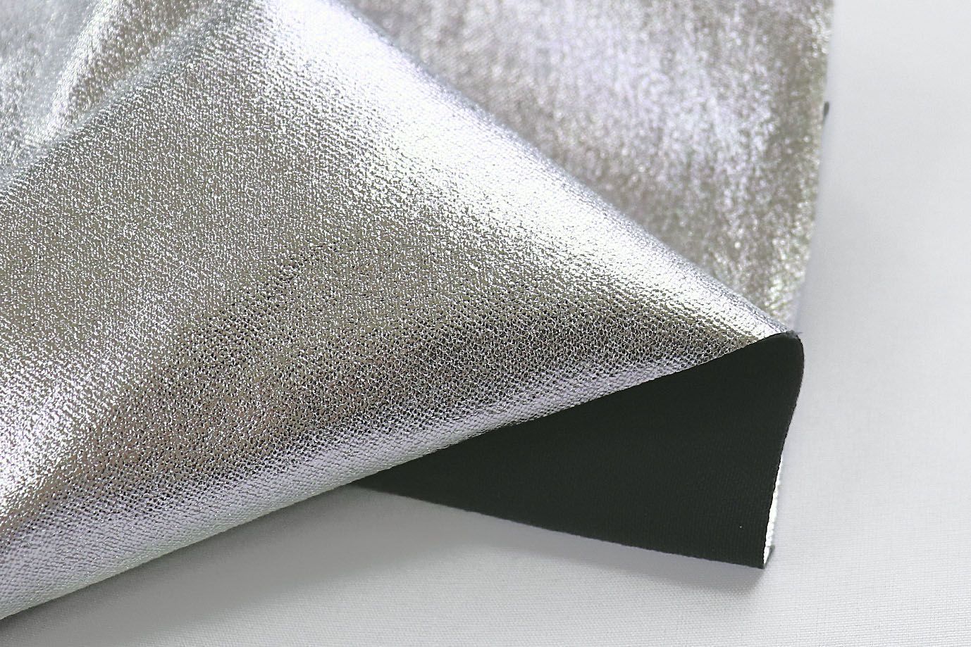 Кожа "Бенгалин" стрейч/серебряный 3664-PY/C#1