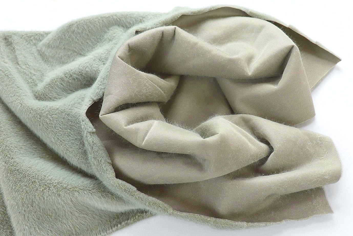 Мех/пепельно-зеленый 30600086/C#4