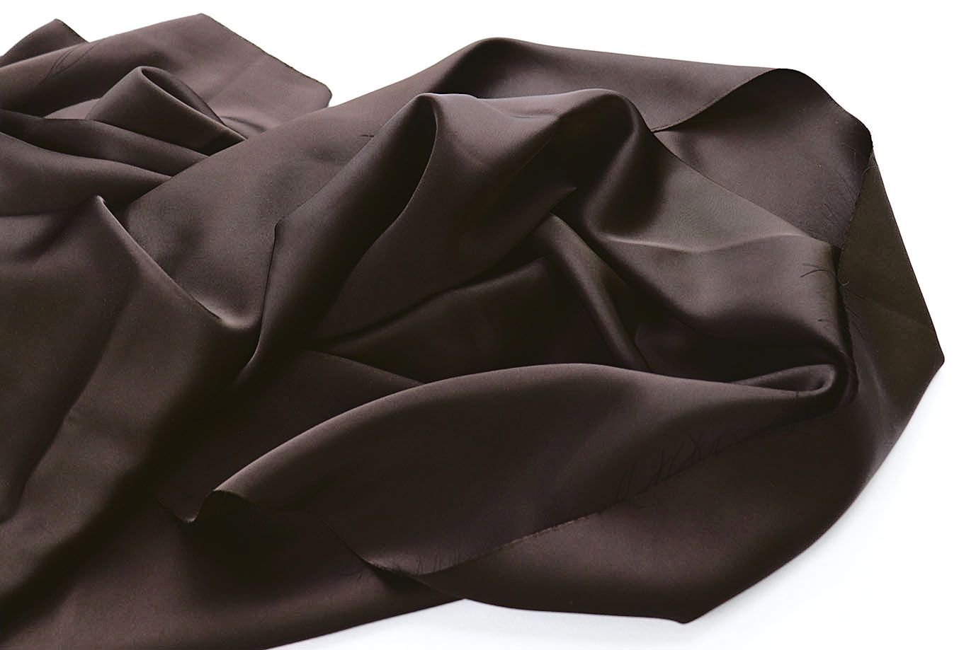 Шелк "Армани" двусторонний/коричневый 1434-PY/C#9