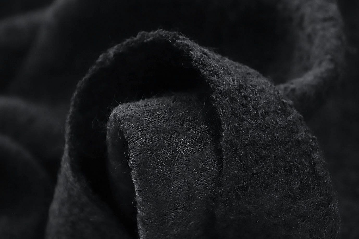 Шерсть пальтовая/черный VT230314032/D#113-1989/C#Black