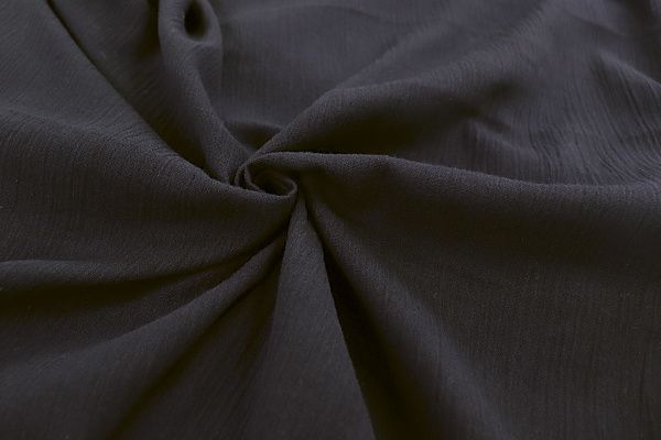 Хлопок жатый марлевка/черный 3622-PY/C#3