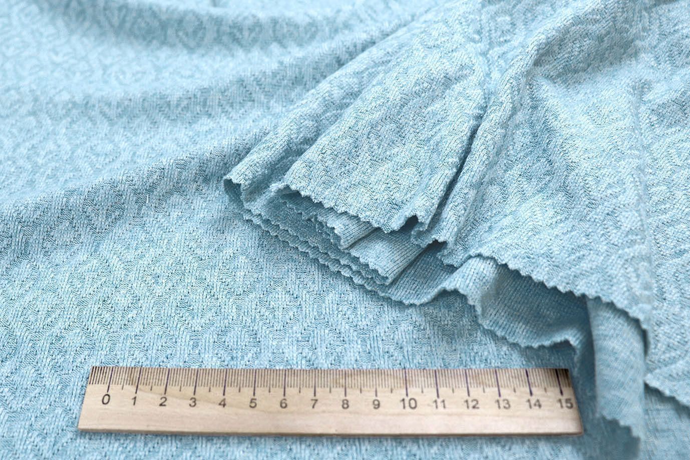 Трикотаж жаккард/голубой 3994-PY/D#1/C#3