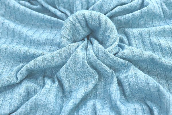 Трикотаж "Лапша"/ярко-голубой 3237-PY/C#14 (EU4302)