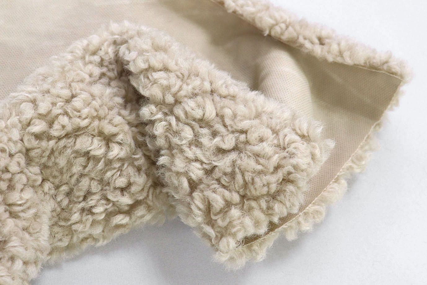 Искусственный мех "Барашек"/бежевый AP41111/D#1003-2212-6L/C#4