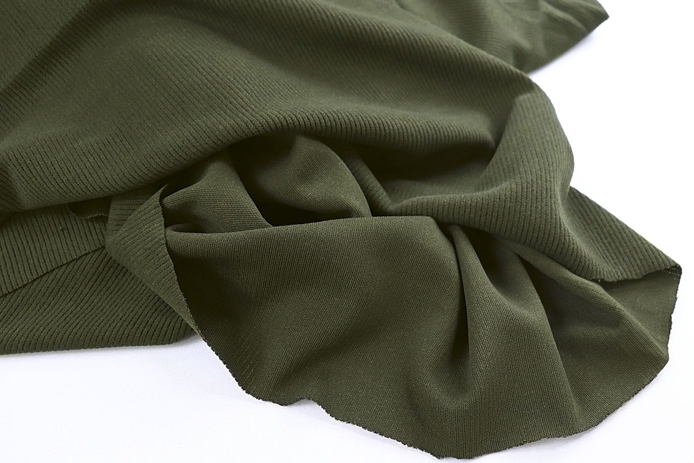 Трикотаж вельвет/зеленый 1416-PY/C#5