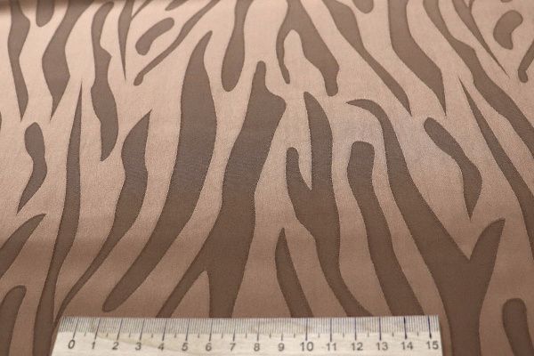 Сатин "Пандора" жаккард/бежево-коричневый 4025-PY/D#3/C#3