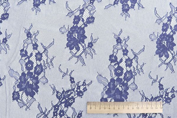 Гипюр "Реснички"/синий VT-9806/D#4/C#5