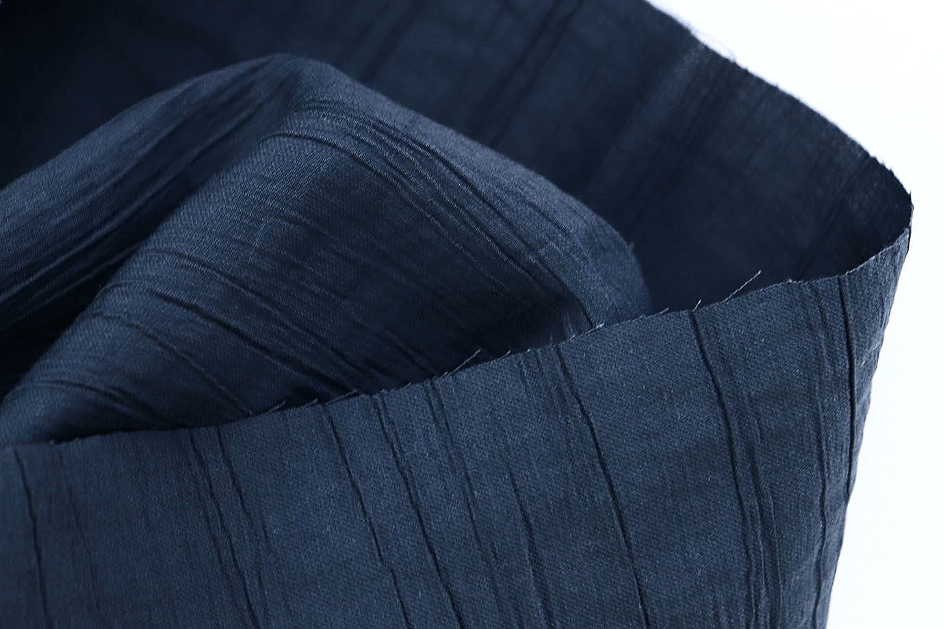 Блузочная ткань креш/темно-синий 3835-PY/C#7