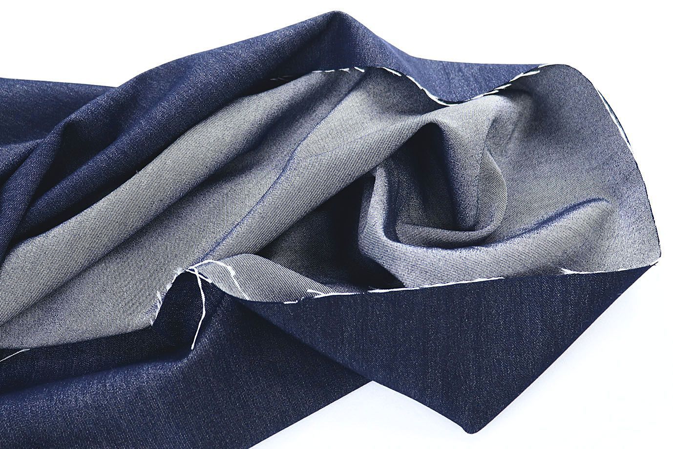 Джинс рубашечный/синий 12310/C#6A