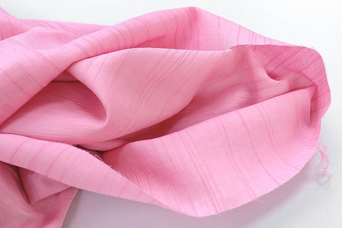 Блузочная ткань креш/розовый 3835-PY/C#14
