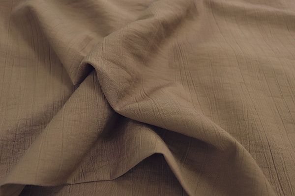 Лен "Медея" креш/темно-коричневый 3882-PY/C#10