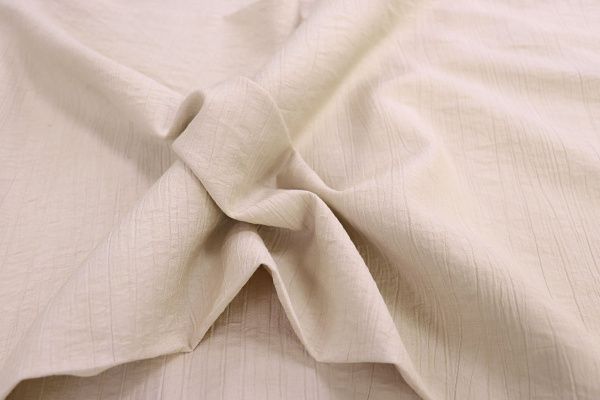 Лен "Медея" креш/кремовый 3882-PY/C#1