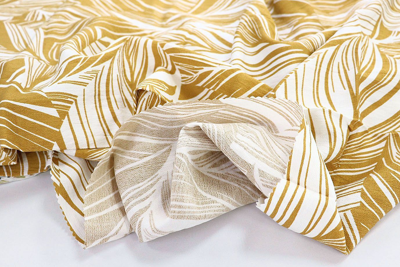 Лен БОХО принт/бело-коричневый 3591-PY/D#7/C#2