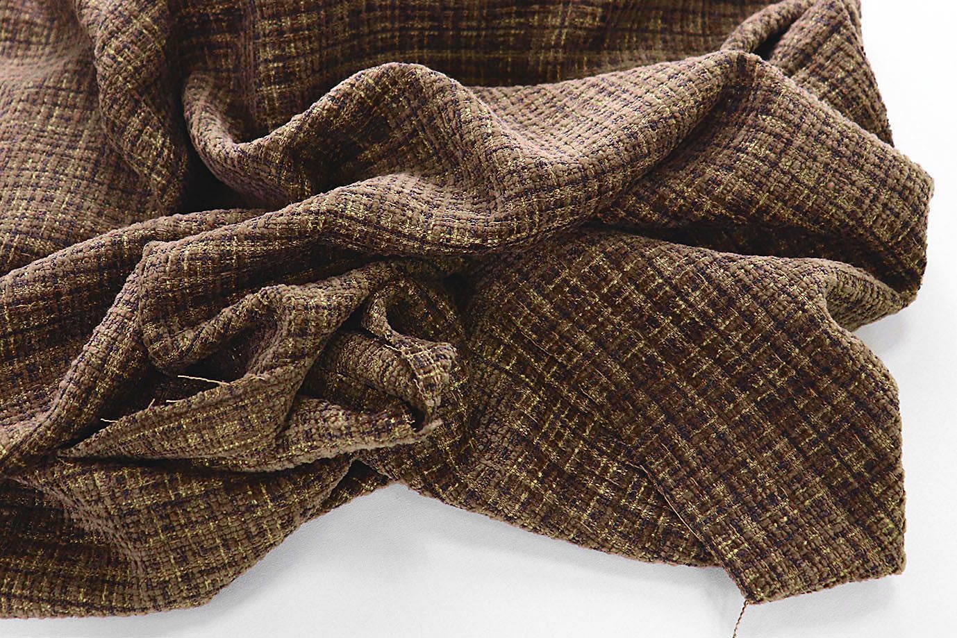 Костюмная ткань «Шанель»/коричневый 3986-PY/C#3