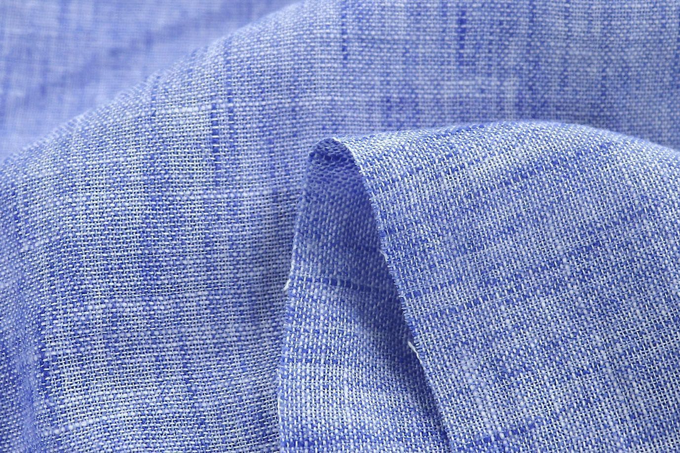 Лен меланж/синий 3818-PY/C#14