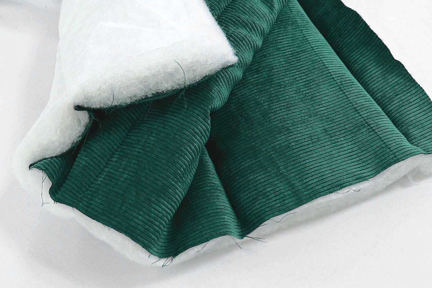 Ткань простеганная "Полоска"/зеленый P51 3734/9+CC300