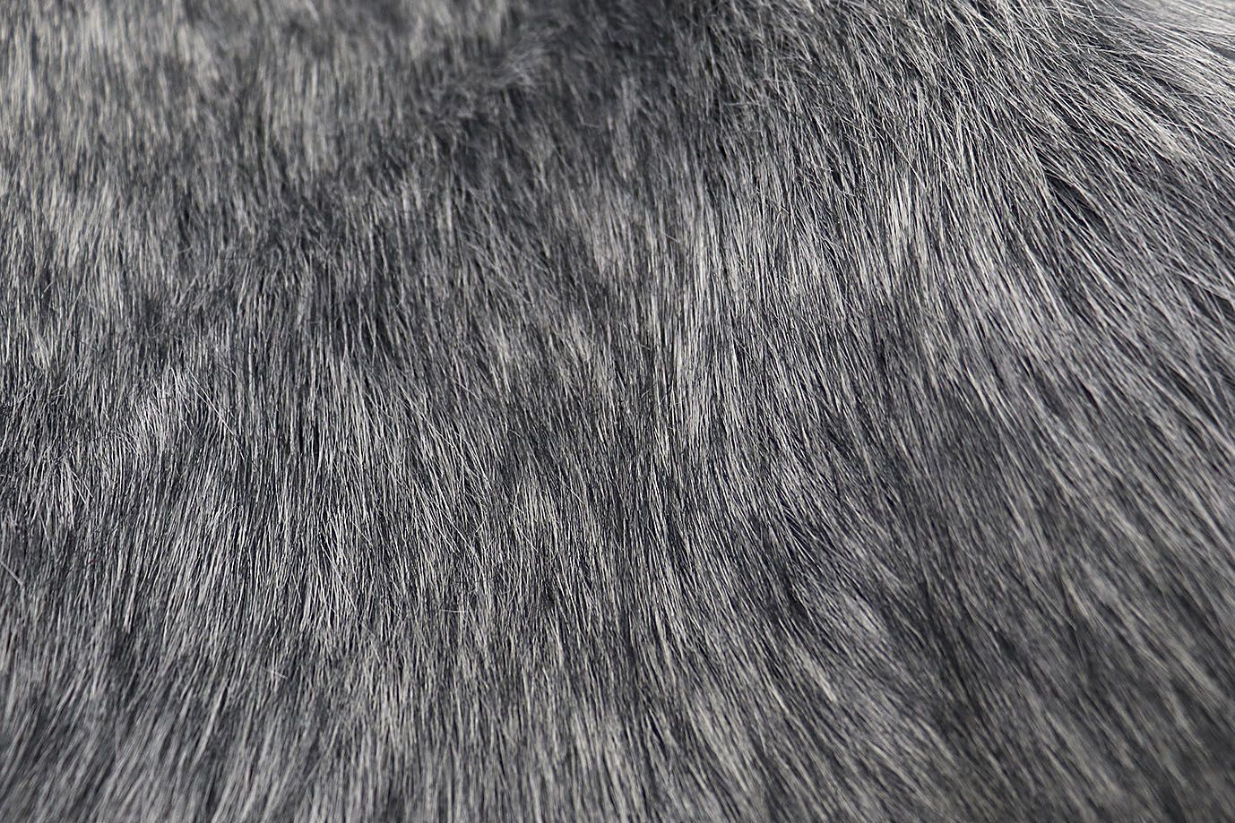 Искусственный мех "Чернобурка"/серый 1902108