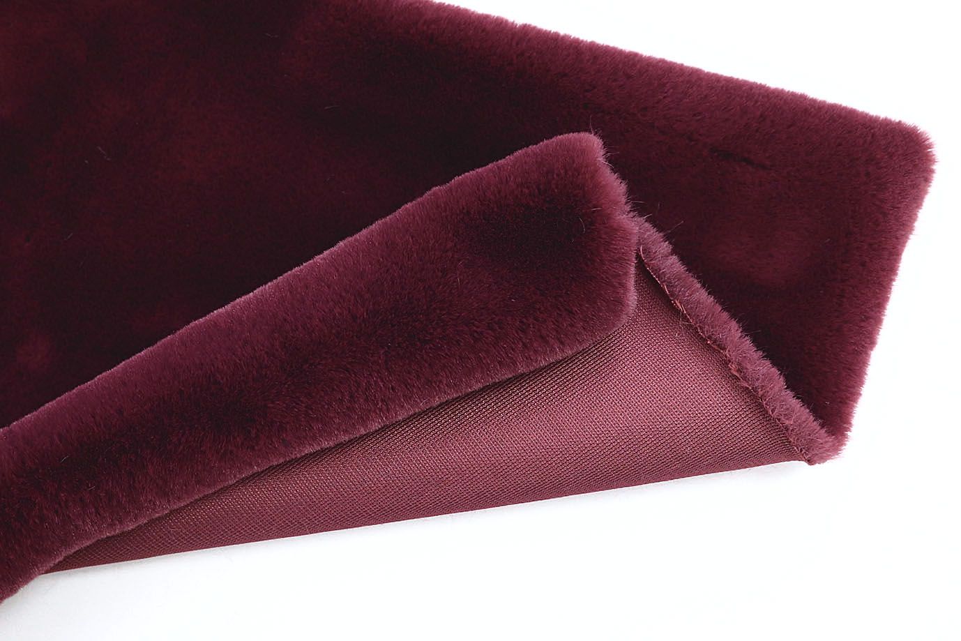 Искусственный мех "Кролик"/бордовый AP231206140+EL/D#3062207/C#2302